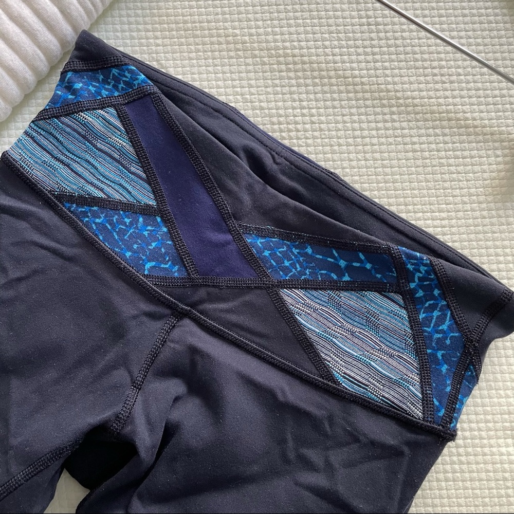 LULULEMON Navy Capri Yoga Leggings NWOT 4 - Picture 6 of 6